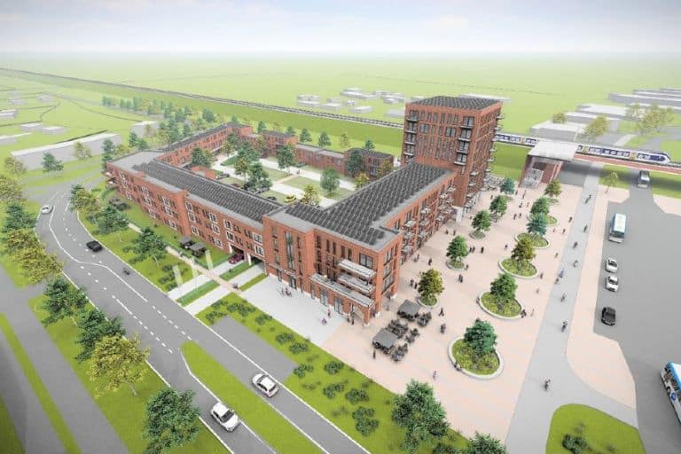 Artist impression coloriet de kroon | woonzorgcentrum Dronten