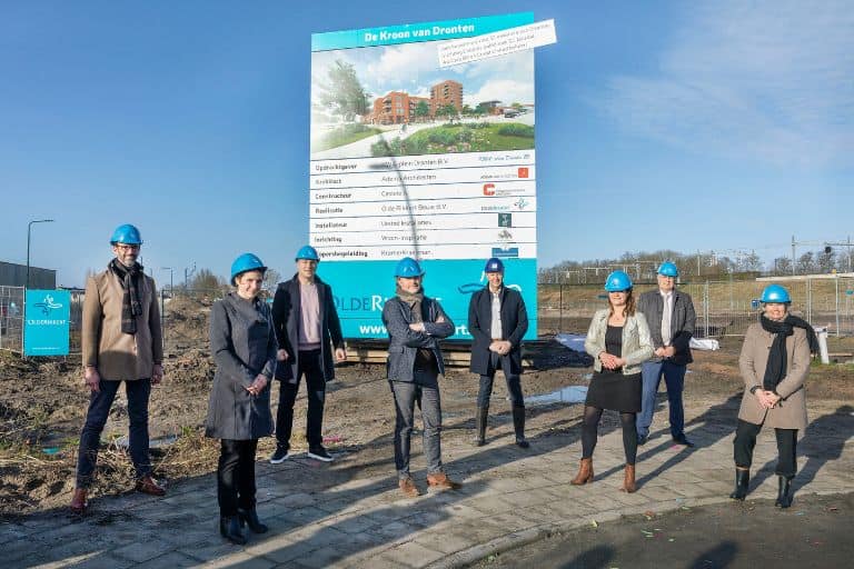 Start bouw coloriet de kroon | Woonzorgcentrum Dronten