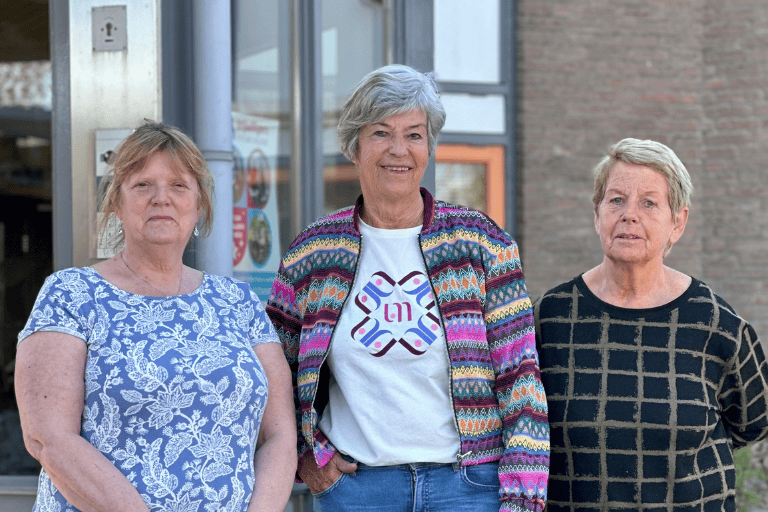 Wandelclub vrijwilligers coloriet