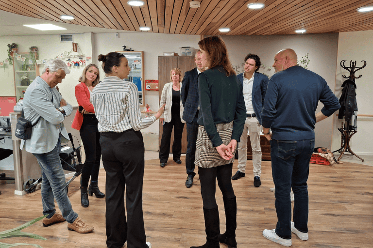 Werkbezoek zn coloriet